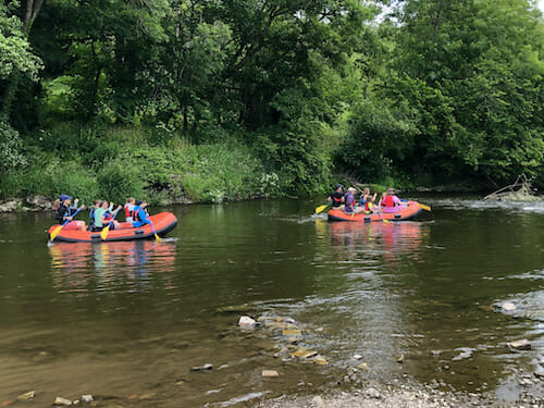 Mini raft hire for families Mini raft hire for families
